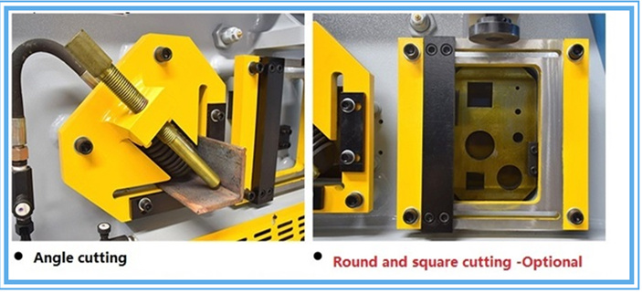 60t Q35-16 Hydraulic Ironworker Shearing Punching Bending And Notching Machine آلة القص والتثقيب الهيدروليكية 60t Q35-16