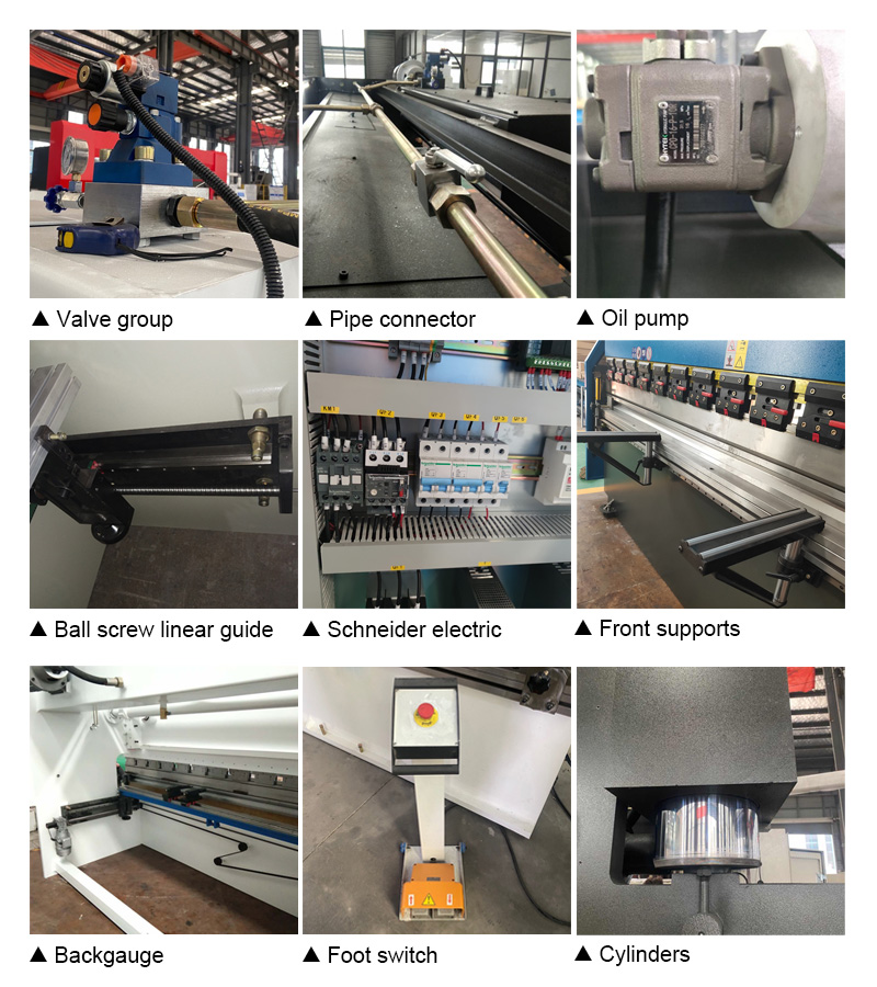 63t 2500mm Nc Carbon Steel Sheet Bending Machine Hydraulic Press Brake 63t 2500mm Nc الكربون الصلب ورقة الانحناء آلة الفرامل الصحافة الهيدروليكية