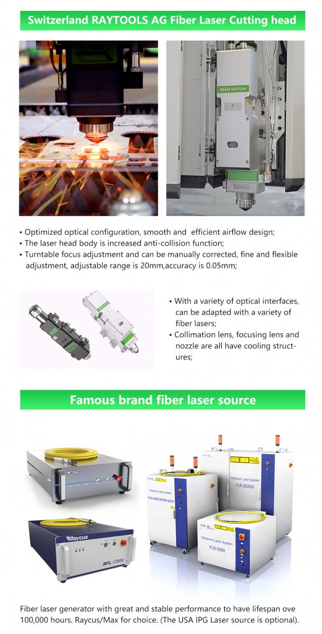 Carbon Iron Aluminum Metal Stainless Steel Cnc Fiber Laser Cutting Machine الكربون الحديد الألومنيوم معدن الفولاذ المقاوم للصدأ CNC الألياف آلة القطع بالليزر