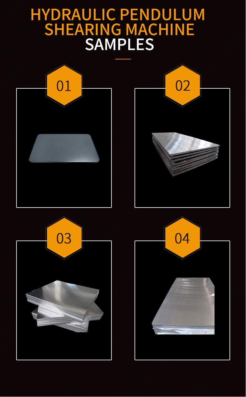 Hydraulic Pendulum Cnc Swing Beam Sheet Metal Plate Shearing Machine البندول الهيدروليكي باستخدام الحاسب الآلي سوينغ شعاع الصفائح المعدنية آلة القص