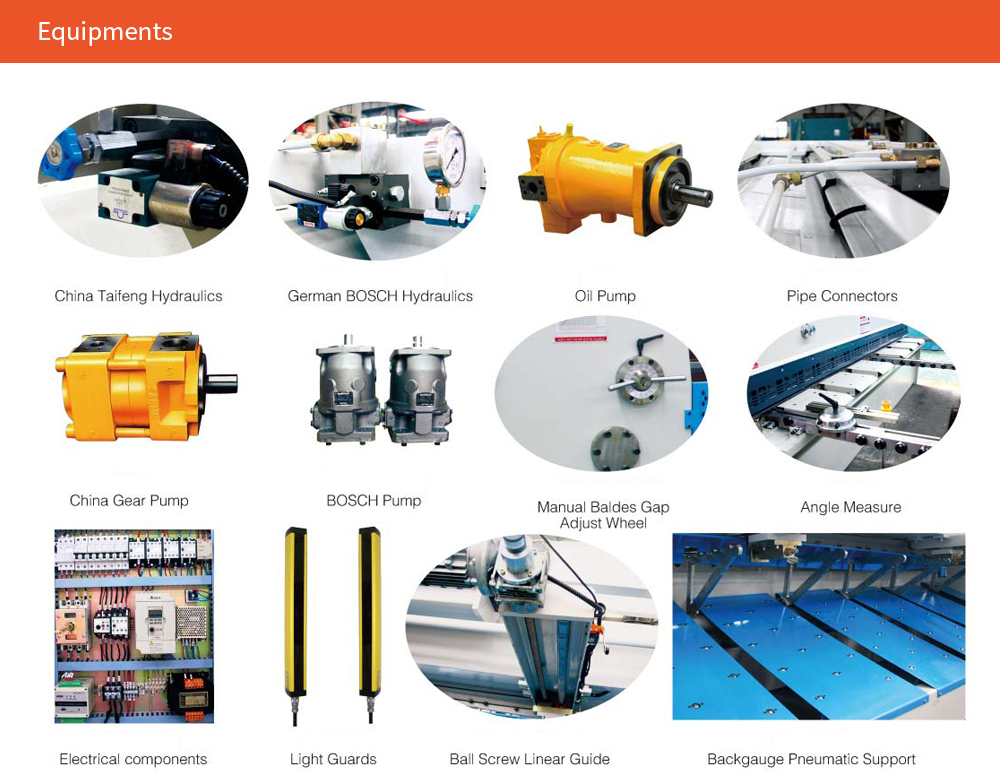 QC11K 10 12 16 mm 3200 4000mm Metal Guillotine Shear CNC Guillotine Shearing Machine QC11K 10 12 16 مم 3200 4000 مم آلة قص المقصلة المعدنية باستخدام الحاسب الآلي