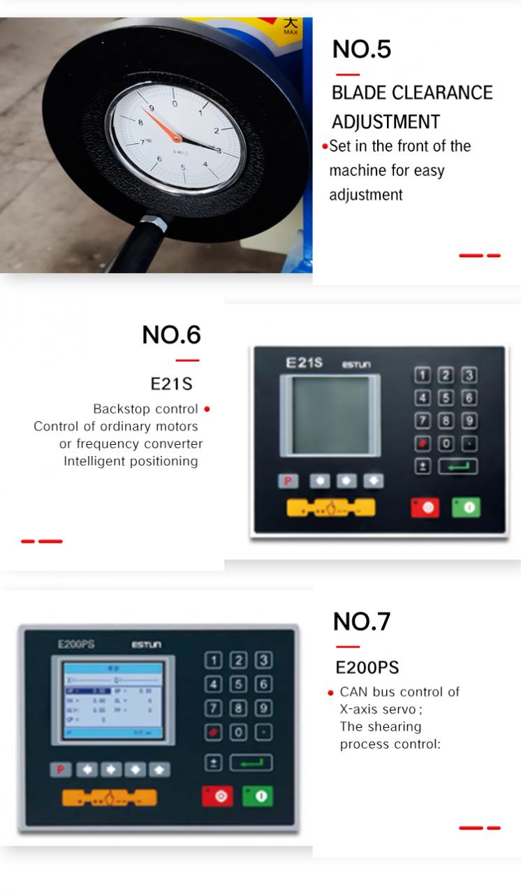 Shear Cutting Machine Guillotine Metal Hydraulic Shearing Machine Qc11Y/K آلة قطع القص آلة القص الهيدروليكية المعدنية Qc11Y / K